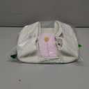 XUANGUO Woven Cotton Rope Storage Basket with Handles for Organizing Shelves Closet Small Cat Dog Pet Toy Baskets Box Bin Decorative Rectangle Baby Nursery basket Gift basket Empty(white)