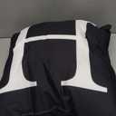 Cute & Classy Black White Monogram Letter H Throw Pillow (16x16)