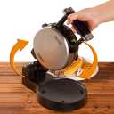 Secura Upgrade Automatic 360 Rotating Non-Stick Belgian Waffle Maker w/Removable Plates, 17*10*6.05