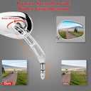 Chrome 8mm Rearview Mirrors for Touring Road Glide FLTRX Electra Glide FLHT Road King FLHR Street Glide FLHX Sportster Dyna Softail models 1982-2023