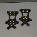 Ice Cleats, Ice Grippers Traction Cleats for Shoe and Boots Non-Slip Overshoe with 10 Steel Studs Cleats Prevent Outdoor Activities from Wrestling (Large(7-9.5men/8.5-11women))