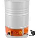 QWORK Drum Heater Band 1200W 120V  Adjustable Heating Wrap for 55 Gallon Metal Drum, Oil & Grease Warming