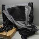 EchoSmile XL Extra Large Dog Stroller - Adjustable Handles,Lightweight Folding Pet Stroller,All-Terrain 4 Wheel for 2 Medium Dogs,Dual Entry Safety Dog Stroller,Capacity 160 lbs,Gray