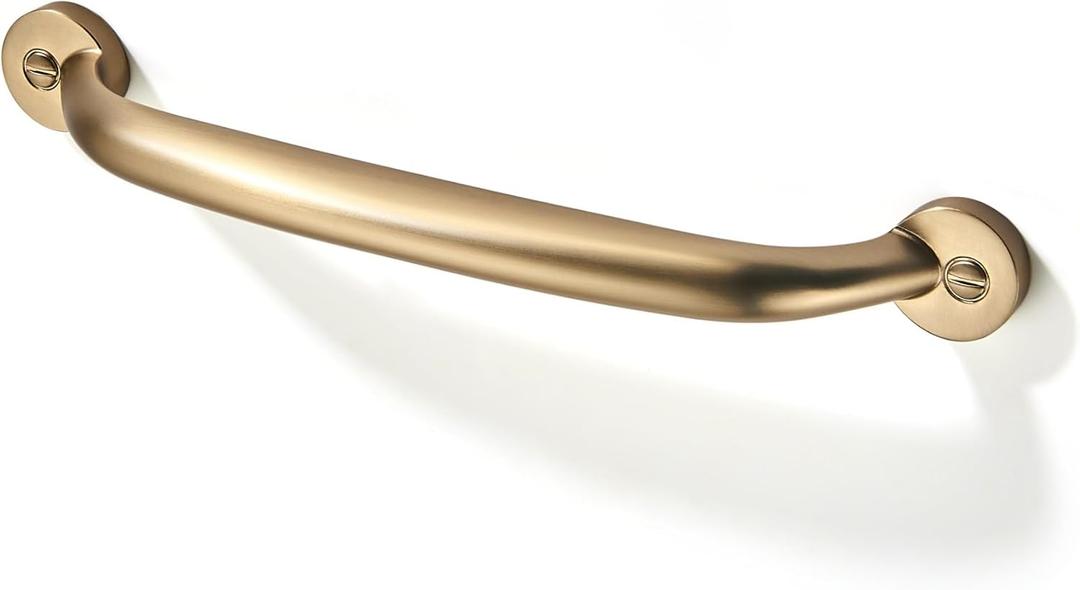 TUNNY 10 Pack Kitchen Cabinet Handles-5"/128mm Screw Spacing Champagne Bronze Furniture Hardware Handles Drawer pulls for Kitchen Cabinets Bedroom Cabinet Pulls