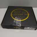 13" Oak Wood Lazy Susan Organizer, Lazy Susan for Cabinet Dining Table Pantry Wood Turntable Organizer Tray for Coffee Table Kitchen Countertop Salt Pepper Spice Organization and Storage Round Black