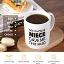 Aunt & Uncle Gifts, My Favorite Niece Gave Me This Mug, Birthday Gift For Aunt, Uncle, Mothers Day, Fathers Day, Birthday, 11 OZ
