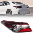 Huray Tail Light Assembly for Toyota Camry 2021-2022 Tail Lamp Replacement 81560-06A20 Driver Side (Left)