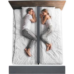 ROYALAY Bed Divider for Co Sleeping Adults, 71" Extra Long Rail Bed Bumper for Sleepers, Divider System, Foam Safety Rail Guard with Washable Cover Fit for Twin, Full, Queen, King