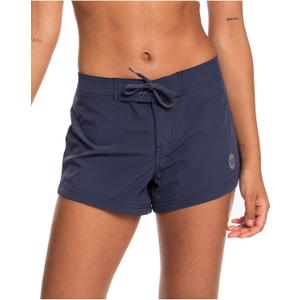 Roxy Women's Board Quick Dry Bathing Suit Shorts, 2" Inseam-Swimsuit Bottoms (XS) (Mood Indigo)