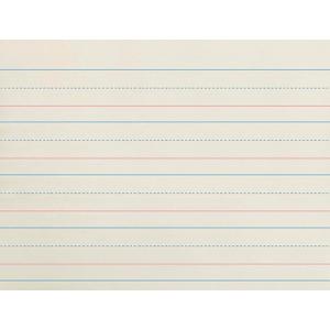School Smart Zaner-Bloser Writing Paper, Handwriting Practice Lined Paper, Grade K Learning, 1-1/8 Inch Rule, 10-1/2 x 8 Inches, 500 Sheets
