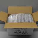 WDF 360 Pieces Silver Plastic Silverware- Disposable Flatware - Heavyweight Plastic Cutlery- Includes 120 Forks, 120 Spoons, 120 Knives for Christmas