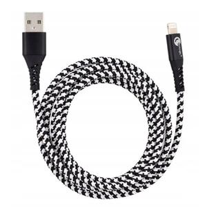Belkin BoostCharge Braided Lightning Cable - 6.6ft/2M - MFi Certified Apple iPhone Charger USB to Lightning Cable 6ft - iPhone Cable - iPhone Charger Cable - Apple Charger - USB Phone Charger - White