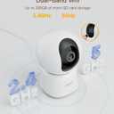 ARENTI 5G Indoor Security Camera, 4MP Pet Camera with Speaker for Dog/Cat, Baby Monitor with Phone App, Dual-Band WiFi, Auto Tracking, Super Night Vision, 2-Way Talk, Cloud & SD Card Storage(P2Q)