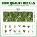 Artificial Grass Wall Roll Panels: 40''x120''Boxwood Hedge Panels, UV-Anti Privacy Fence Screen, Fake Greenery Backdrop for Indoor Outdoor Garden, Party, Wedding Decor