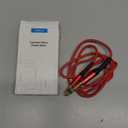 3.5mm to 6.35mm Stereo Audio Cable, JSAUX 6.35mm 1/4" Male to 3.5mm 1/8" Male TRS Bidirectional Stereo Audio Cable Jack 4FT for Guitar, iPod, Laptop, Home Theater Devices, Speaker and Amplifiers-Red (4ft, Red)