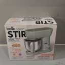 bella STIR 5.3Qt Tilt-Head Stand Mixer, 12-Speed Countertop Mixer, Aloe