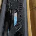 VEVOR Running Boards Compatible with 2015-2025 Ford F150 Super Crew Cab 2017-2025 Ford F150 Super Crew Cab, 6 Inches Side Steps, Black Carbon Steel Nerf Bars, 550 lbs Load Capacity, Non-Slip Surface