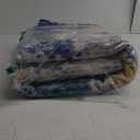 Washable Area Rugs 6'x9' Non-Slip Modern Abstract Soft for Living Room Entryway Bedroom Nursery, Print Pattern, Grey Blue Gold/Golden