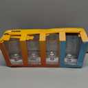 Infuse 4pc Stackable Glass Goblet Set
