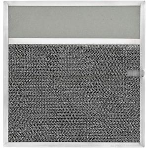American Metal Filter Company RLP1102 Aluminum and Carbon Lens Range Hood Filter -11 1/2" x 11 3/4" x 3/8" - with 3-1/2" Lens