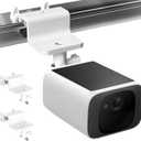 2 Pack Gutter Mount Compatible with eufyCam 2C/2C Pro, 2/2 Pro, 3C/S300, 3/S330,SoloCam S220/C210, 360Rotation Security Bracket with 1/4 Screw Thread(Camera Not Included)