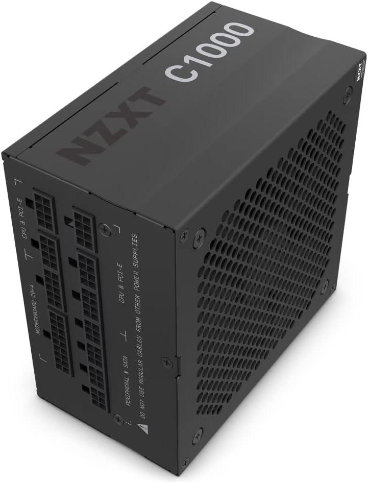 NZXT C1000 - C Series ATX 1000 Watt 80 Plus Gold v2 (2022) Full-modular Power Supply, US Power Cord