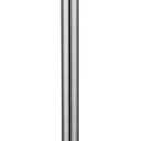 JQK Toilet Paper Storage Stand, 304 Stainless Steel Thicken 0.8mm Tissue Reserve Holder Dispenser for Bathroom, Brushed Steel, TPS180-WN (15.35 Inch, Brushed & White Base)