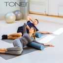 Tone Fitness High Density EPP Foam Exercise Foam Roller for Yoga, Pilates, Stretching, Massage, and Recovery | Multiple Sizes and Colors