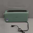 bella 2 Slice Slim Toaster, Fits-anywhere Kitchenware, 6 Setting Shade Control with Reheat & Cancel Buttons, Fits Sourdough, 10 Long Slot, Anti Jam & Auto Shutoff, 900 Watt, Seaglass