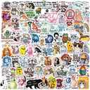 100PCS Funny Holographic Stickers Sarcastic Meme Stickers Waterproof Vinyl Decals for Laptop Water Bottle Skateboard Luggage Car Bumper for Kids Teens Girls Adults