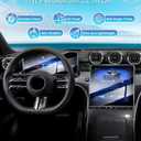 [Upgrade] 2 Pack Mercedes Benz GLC 11.9-Inch & 12.3-Inch Screen Protector for Models GLC 300 2023-2025 2026/W206 C300 2022-2025 2026/AMG C43 2023-2025 [No Glare & Fingerprint] Tempered Glass Mercedes Benz Accessories
