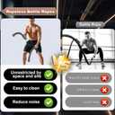 Cordless Battle | Ropeless Training Equipment for Home Gym Workout, Weighted Fitness Rope for HIIT, Cardio & Strength Training for Men & Women, Portable Exercise Rope.