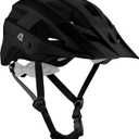 Retrospec Rowan Mountain Bike Helmet with Adjustable Ergo Knob Fit System - 14 Ventilation Ports, Removable Visor & EPS Foam Interior - Lightweight MTB Protection (One Size 54-61cm, Matte Black)