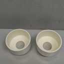 uxcell 2 Pcs UPVC Reducer Pipe Fitting, 4"x1-1/2" PVC Straight Pipe Coupling Adapter Connector for Home Sewer Plumbing Water Line, White