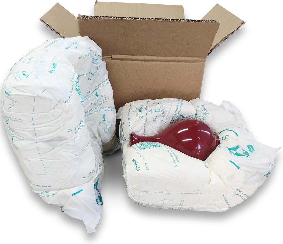 8 Pcs Expanding Packing Foam, ICLAP Expanding Foam Packaging for PC, Fragile & Irregular Valuables Items, Electronics, Ceramics. Foam for Shipping & Moving, 14x16