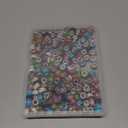 200 PCS European Large Hole Beads Rhinestone Colorful European Beads Crystal Large Hole Craft Beads for DIY Charms Bracelet Jewelry Making (Mixcolor)