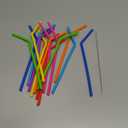 15 FITS ALL TUMBLERS STRAWS - Reusable Silicone Straws for 30 and 20 oz Yeti - Flexible Easy to Clean + 2 Cleaning Brushes - BPA Free, No Rubber Taste Drinking - Best Value for Money Pack