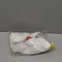 XAMSHOR 32 Inches Christmas Tree Skirt, Embroidered Burlap Xmas Tree Skirt with Colorful Pom Poms, Indoor Outdoor Holiday Decorations, White