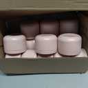 MECCANIXITY 3oz Candle Tins, 16pcs Metal Candle Tins Jars with Lids Round Empty Tin Can Containers Bulk for Storage Tea and Making DIY Arts Crafts Christmas Gifts, Pink