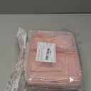 Finorder Light Pink Portable Bento Lunch Box with Handle, BPA Free Snack Food Container for Picnic Work, 43-oz Food Grade Lunch Bento Box with 5-oz Yogurt Cup