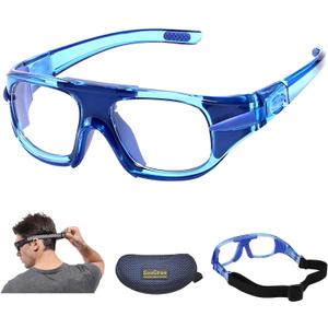 SooGree Sport Goggles Glasses Squash & Racquetball Goggles Basketball Glasses Adjustable Strap Resistant Impact