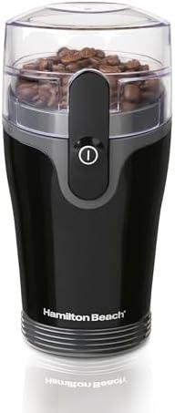 Hamilton Beach Fresh Grind Electric Coffee Grinder for Beans, Spices and More, Stainless Steel Blades, Removable Chamber, Makes up to 12 Cups, Black: Power Blade Coffee Grinders