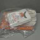 Engrowtic 50 Sets Little Cutie Baby Shower Favor Gift Bags - Orange With Handles and Tissue Paper - on the Way Decorations for Guests Return Gift