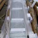 CKB 38 in. D x 38 in. W x 72 in. H Neo-Angle Shower Door, 1/4" (6mm) ANSI Tempered Glass with Easy Clean. Frameless Pivot Shower Enclosure with Towel bar. Reversible for Left or Right, Brushed Nickel