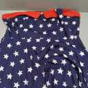 Women 50s 60s Vintage Sleeveless Polka Dot Cocktail Swing Dress Retro Audrey Hepburn Patchwork Midi Evening Rockabilly Dress M