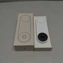 Google Nest Doorbell (Wired, 3rd Gen) - 2K Video and Gemini, Live View, Night Vision, 2-Way Audio - Works with Google Home - 2025 Model - Snow