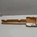 Ivilon Drapery Window Curtain Rod - End Cap Style Design 1 Inch Pole. 28 to 48 Inch Color Warm Gold