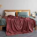 KMUSET Fleece Blanket Twin Size Coral Lightweight Super Soft Cozy Luxury Bed Blanket Microfiber