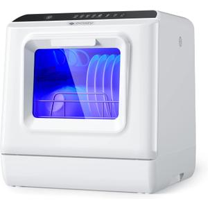 ecozy Portable Dishwasher Countertop, Mini Dishwasher with a Built-in 5L Water Tank, No Hookup Needed, 6 Washing Programs, Extra Air Drying Function for Apartments, Camping and RV ecozy Portable Dishwasher Countertop, Mini Dishwasher with a Built-in 5L Water Tank, No Hookup Needed, 6 Washing Programs, Extra Air Drying Function for Apartments, Camping and RV