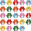 24 Pcs DIY Christmas Advent Calendar Boxes, 24 Days Advent Countdown Gift Boxes, 3D Dog Paw Christmas Cardboard Number Boxes for Kids Family Xmas Winter Holiday Decoration Supplies